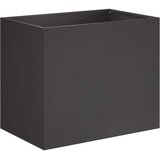  Vrtna saksija 2 kom. Crna 60 x 40 x 50 cm Čelična vrata | shoptok.hr