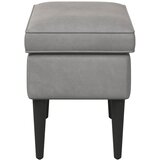  Stolica za noge Svjetlosiva 55 x 35 x 41 cm Baršun | shoptok.hr