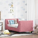  Okvir kreveta za malu djecu s naslonom Ružičasta 70 x 140 cm | shoptok.hr