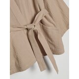 Sinsay Pamučni kimono s tkanim pojasom | shoptok.hr