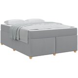  Krevetna konstrukcija Svijetlo siva 140 x 200 cm tkanina | shoptok.hr