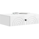 Stolna Stenska stranska miza Bela visok sijaj 59 x 34,5 x 17 cm, (5000232431) | Shoptok.si