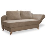 Miuform Smeđe-siva ležaljka od samta (s desnim kutom) Chic Charlotte – | shoptok.hr