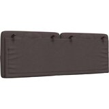 vidaXL Vzglavna stranica temno rjava 140 cm blago | Shoptok.si