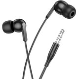 hoco. Žičane in-ear slušalice Jack 3.5 mm M124 crne | shoptok.hr