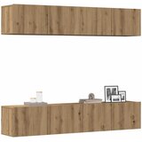  4-dijelni zidni TV ormarić Artisan hrast izrađen od drveta | shoptok.hr