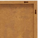  Vrtni zidni ukras 55 x 55 cm od čelika COR-TEN s uzorkom sunca | shoptok.hr