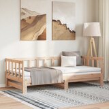  Dnevni ležaj na izvlačenje 2x (80 x 200) cm od masivne borovine | shoptok.hr