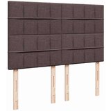 vidaXL Box spring postelja z vzmetnico temno rjava 160x200 cm blago, (21305094) | Shoptok.si