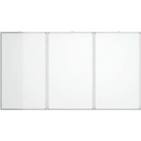  Magnetna bijela ploča sklopiva 150 x 80 x 1,7 cm aluminijska | shoptok.hr