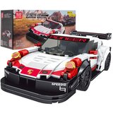 SPORTS Car Block Set 349 pieces. White | shoptok.hr