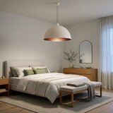 Brilagi LED luster na sajli METALO 1xE27/40W/230V prečnik 60 cm bež/bakarna | Eponuda.com