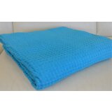  Pokrivač waffle turquise 200x230 Cene