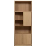 Modularna biblioteka u dekoru hrasta u prirodnoj boji 77x199 cm Modular –