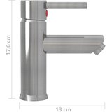  Kupaonska slavina za umivaonik srebrna 130 x 176 mm | Eponuda.com