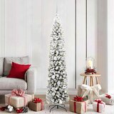 vidaXL Umjetno božićno drvce Zelena 180 cm PVC i čelik i plastika | shoptok.hr