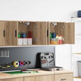  Garažni zidni ormarići 2 kom od konstruiranog drva | shoptok.hr
