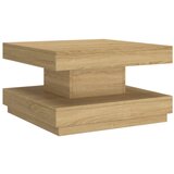 Maison Chic Klubska mizica - kavna mizica - Nizka mizica svetlo rjava 60x60x35 cm MDF, (21752447) Cene