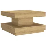 Stolić za kavu svjetlosmeđi 60 x 60 x 35 cm MDF