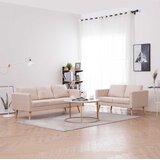  2-dijelni set sofa od tkanine krem | shoptok.hr
