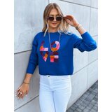 DStreet HARPER ladies oversize sweater blue | Shoptok.si
