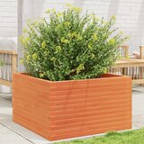  Vrtna sadilica voštano smeđe boje 80x80x46 cm od borovine | shoptok.hr