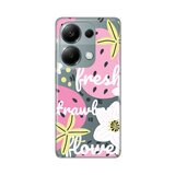  torbica silikonska print skin za xiaomi redmi note 13 pro 4G fresh pink Cene