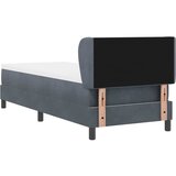  s opruga kutije Tamno siva 80 x 200 cm Baršun | shoptok.hr