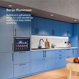 Klarstein illuminosa ugradbeni vinski hladnjak | moderan | uv zaštita | 61 litra | 19 boca | 60 cm | shoptok.hr