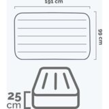 Intex Twin Pillow Rest Classic Krevet na Naduvavanje 191x99x25cm 64146ND | Eponuda.com
