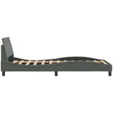 vidaXL Okvir za krevet Dover tamnosivi 100x203 cm od tkanine - Tamno siva 100 x 203 cm | shoptok.hr