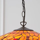 Endon 64082 - Luster na lancu Tiffany DRAGONFLY, 3xE27/60W/230V, prečnik 50 cm | Eponuda.com