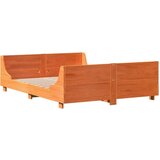  Okvir kreveta bez madraca voštano smeđi 135x190 cm od borovine | shoptok.hr