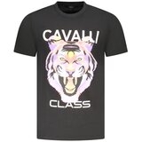 Cavalli Class Muška Majica Kratkih Rukava Crna | shoptok.hr