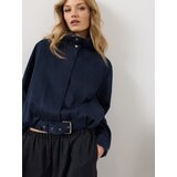 Sinsay Bomber jakna od imitacije brušene kože s kopčom | shoptok.hr
