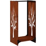  Stalak za drva za ogrjev 40x30x80 cm pohabani čelik | Eponuda.com