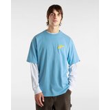 Vans Majice & Polo majice Brush script loose ss Modra | Shoptok.si