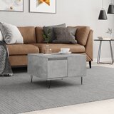 vidaXL Klubska mizica betonsko siva 55x55x36,5 cm inženirski les Cene