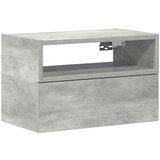 vidaXL Stenska nočna omarica betonsko siva 45x26x28,5 cm | Shoptok.si