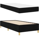  Krevetna konstrukcija Crna 90 x 200 cm tkanina | shoptok.hr