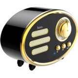 hoco. Zvučnik bežični, Bluetooth,retro, 1200 mAh, 5 h, 5 W, crna - BS25 Time, Bluetooth, retro, black | shoptok.hr