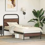 vidaXL Okvir kreveta bez madraca smeđa boja hrasta 80x200 cm drveni | shoptok.hr