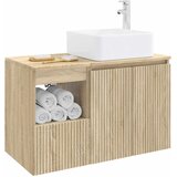  Set namještaja za kupaonicu 2 kom. Hrast sonoma Smeđa 53 x 35 x 80 cm | shoptok.hr