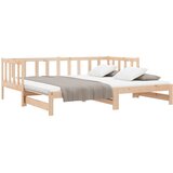  Dnevni krevet na razvlačenje 90 x 200 cm od masivne borovine | shoptok.hr
