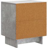  Noćni ormar Betonska siva 43 x 34,5 x 50 cm Konstruirano drvo | shoptok.hr