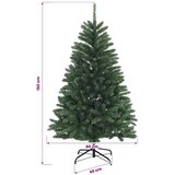  Umjetno božićno drvce s nogom 150 cm 150 LED lampica - Srednje zelena Ø 80 x 150 cm s 150 LED dioda | shoptok.hr