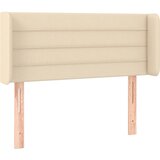 Maison Chic vzglavna omarica - nočna omarica - posteljna omarica z ušesi krem 103x16x78/88 cm blago, (21712821) | Shoptok.si