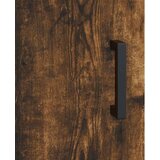  Visoka komoda dimljeni hrast 34 5x34x180cm konstruiranog drva | shoptok.hr