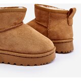 Boto Children's Snow Boots Insulated Camel Nallita | Shoptok.si