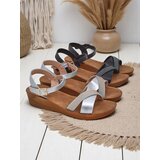 Resti Royal Fashion Women's Rhinestone Wedge Sandals Allona | Eponuda.ba